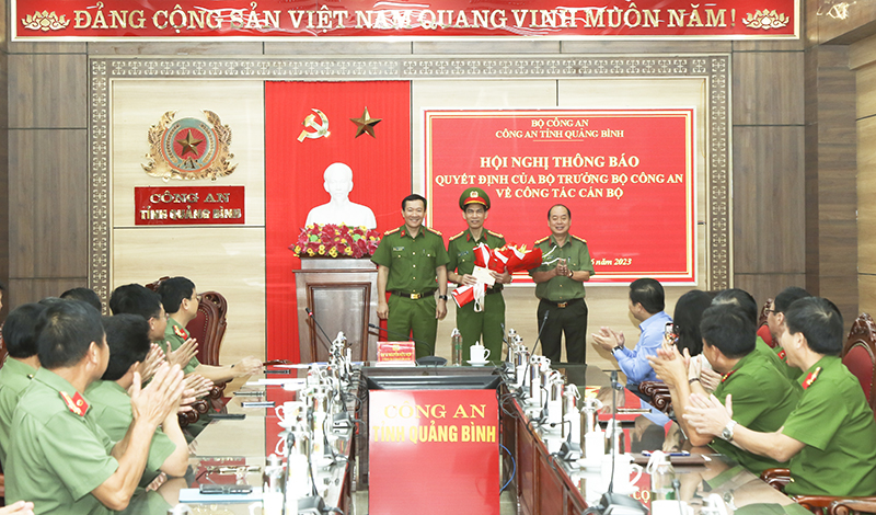 Điều động Phó Giám đốc Công an tỉnh giữ chức vụ Phó Cục trưởng Cục nghiệp vụ, Bộ Công an