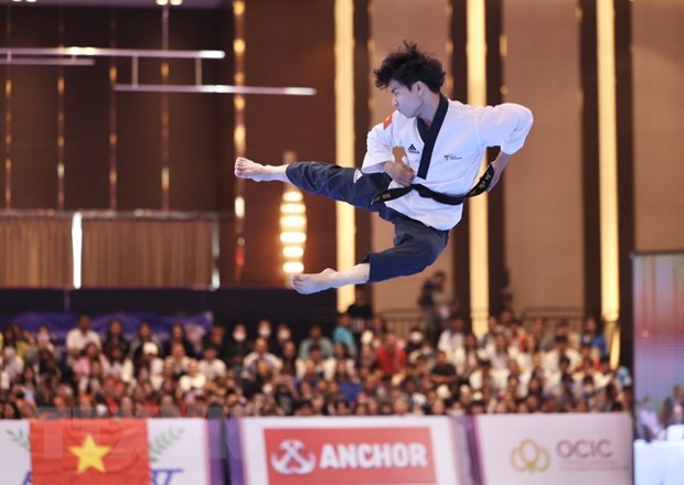 Gần 500 vận động viên tranh tài tại giải vô địch Taekwondo Quốc gia