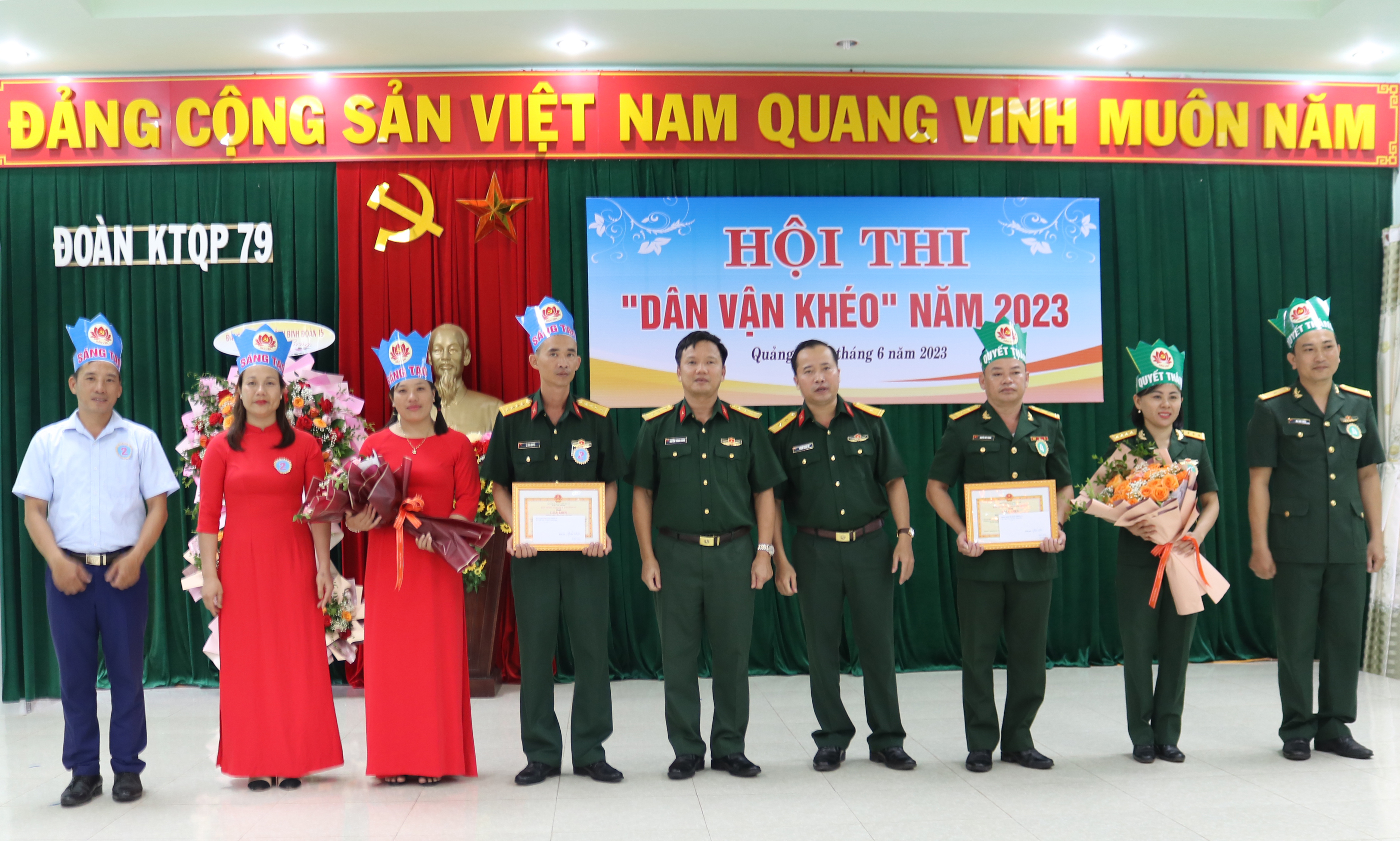 Đoàn Kinh tế - Quốc phòng 79 tổ chức hội thi "Dân vận khéo" năm 2023