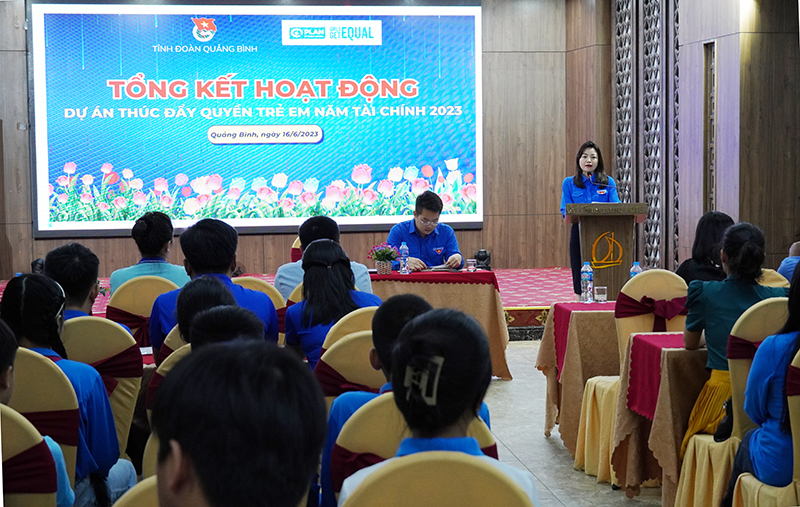 Tổng kết hoạt động dự án thúc đẩy quyền tham gia của trẻ em