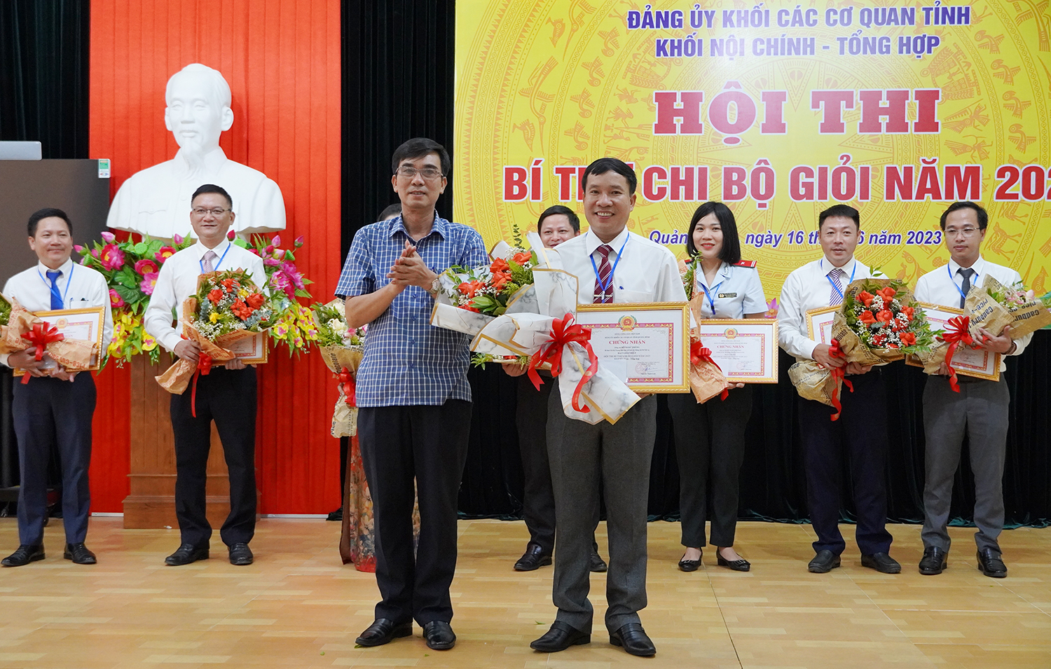 Tổ chức thành công hội thi Bí thư chi bộ giỏi Khối Nội chính-Tổng hợp