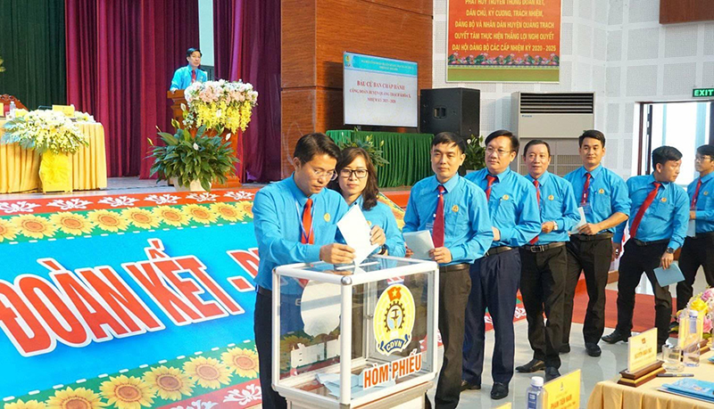 Hoàn thành đại hội công đoàn cơ sở, nhiệm kỳ 2023-2028