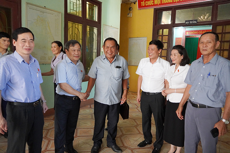 Đại biểu Quốc hội tỉnh tiếp xúc cử tri sau kỳ họp thứ 5, Quốc hội khóa XV