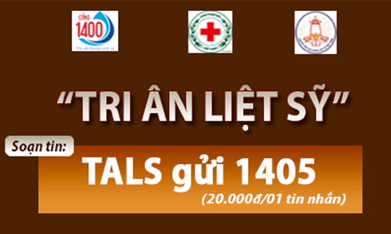 Nhắn tin "Tri ân liệt sĩ-2023"
