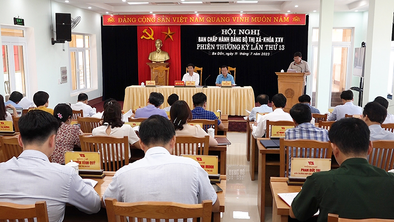BCH Đảng bộ TX. Ba Đồn: Chủ động, sáng tạo hoàn thành các nhiệm vụ