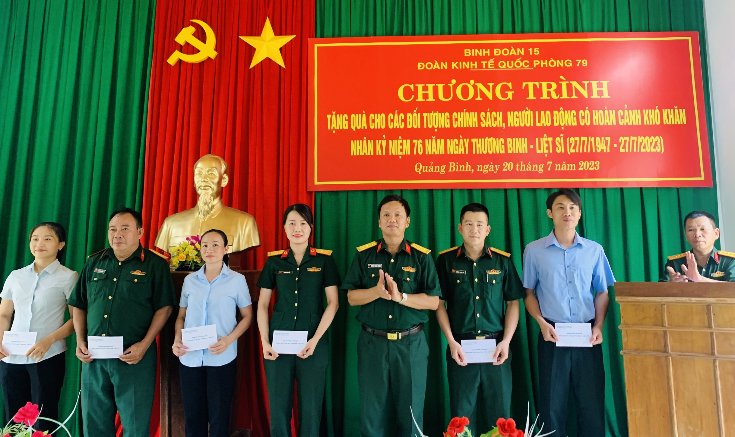 Đoàn Kinh tế-Quốc phòng 79: Tổ chức các hoạt động kỷ niệm 76 năm Ngày Thương binh-Liệt sỹ