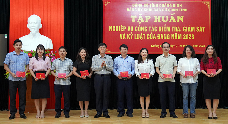Tập huấn nghiệp vụ công tác kiểm tra, giám sát và kỷ luật của Đảng