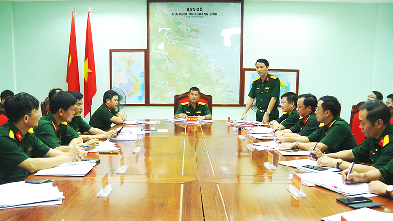 Hoàn thành kịch bản diễn tập khu vực phòng thủ, phòng thủ dân sự tỉnh đúng thời gian quy định
