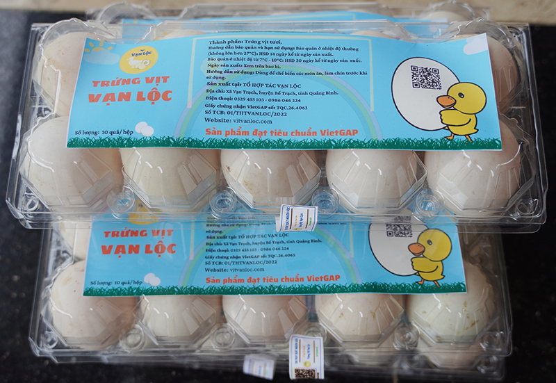 Trứng vịt OCOP Vạn Lộc