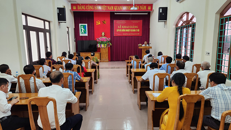 Hội Người mù tỉnh: Bồi dưỡng nghiệp vụ quản lý cho cán bộ cốt cán