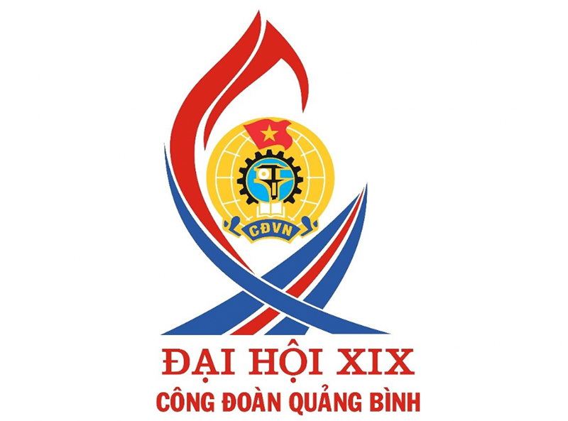 Công bố biểu trưng Đại hội Công đoàn Quảng Bình lần thứ XIX