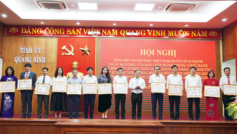 Tổng kết 10 năm thực hiện Nghị quyết số 29
