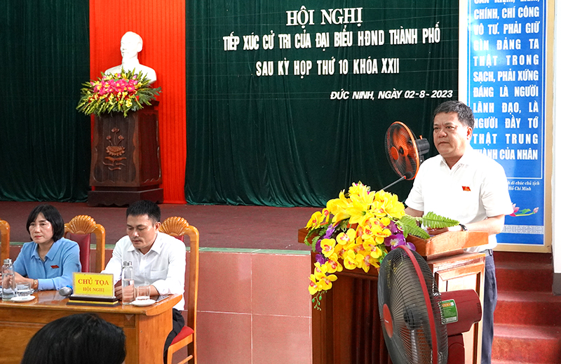 TP. Đồng Hới: Chú trọng giải quyết kịp thời kiến nghị chính đáng của cử tri