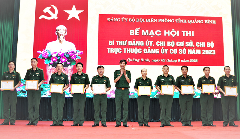Đảng ủy Bộ đội Biên phòng tỉnh: Tổ chức hội thi Bí thư đảng ủy, chi bộ cơ sở, chi bộ trực thuộc đảng ủy cơ sở giỏi năm 2023