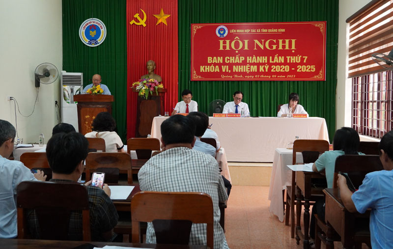 Hội nghị Ban chấp hành Liên minh HTX tỉnh lần thứ 7, khóa VI