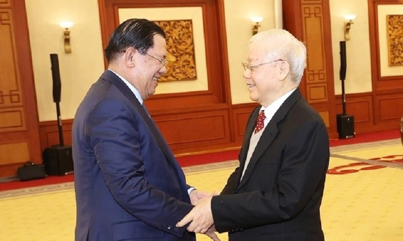 Thủ tướng Campuchia Hun Sen tái khẳng định quyết tâm củng cố quan hệ tốt đẹp giữa hai nước Campuchia-Việt Nam