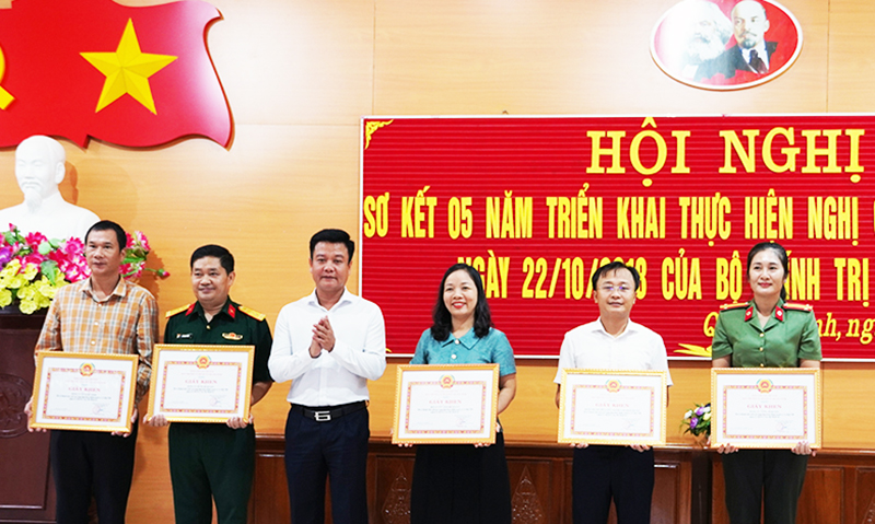 Quảng Ninh: Sơ kết 5 năm thực hiện Nghị quyết số 35-NQ/TW của Bộ Chính trị