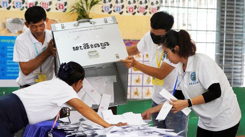 Bầu cử Quốc hội Campuchia được đánh giá là tự do và minh bạch