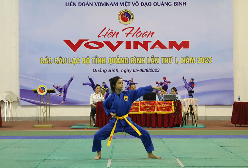 Liên hoan Vovinam các câu lạc bộ tỉnh Quảng Bình lần thứ I