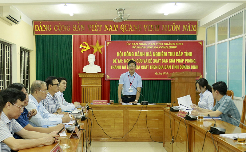 Đề xuất các giải pháp phòng, tránh tai biến địa chất