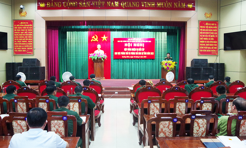 Hiệp đồng nhiệm vụ diễn tập khu vực phòng thủ và phòng thủ dân sự