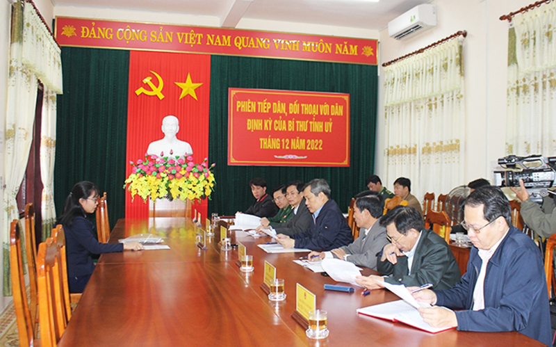 Thông báo thời gian, địa điểm phiên tiếp công dân định kỳ tháng 8/2023 của đồng chí Bí thư Tỉnh ủy