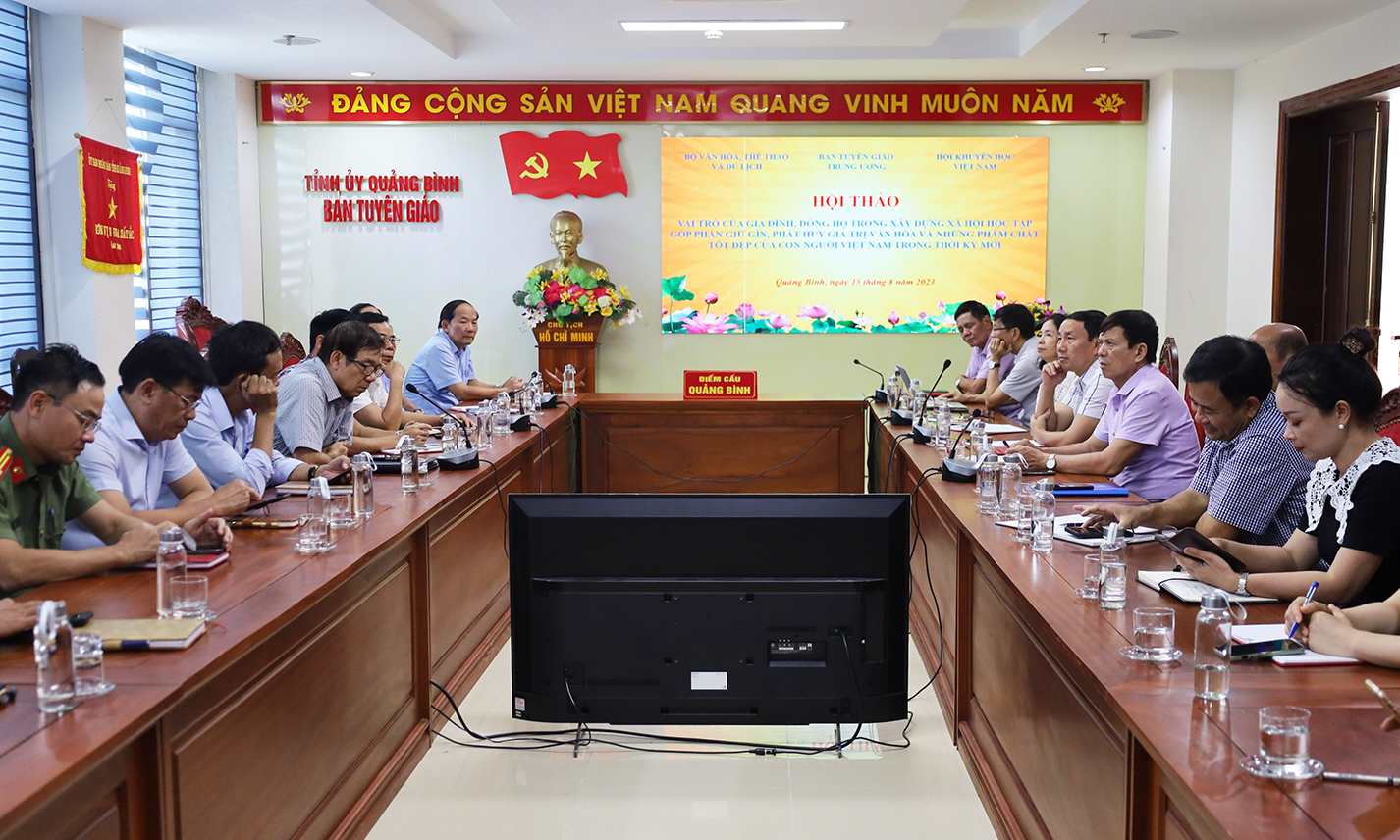 Phát huy vai trò của gia đình, dòng họ trong xây dựng xã hội học tập