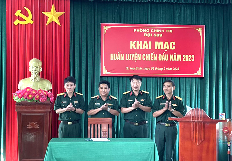Phòng Chính trị, Bộ Chỉ huy Quân sự tỉnh: Khai mạc huấn luyện chiến đấu năm 2023