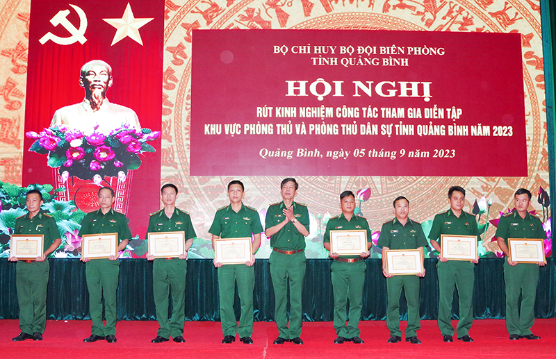 Bộ đội Biên phòng tỉnh: Rút kinh nghiệm tham gia diễn tập khu vực phòng thủ và phòng thủ dân sự tỉnh năm 2023