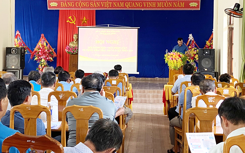 Tăng cường công tác tuyên truyền chống khai thác IUU