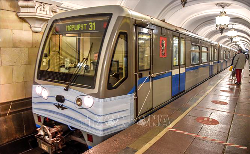 Tổng chiều dài các tuyến metro ở Moskva tăng 1,7 lần trong 12 năm