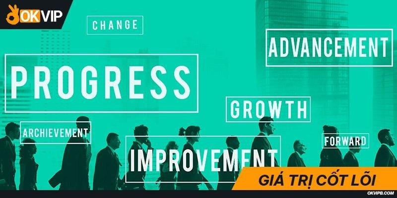 OKVIP mang nhiều giá trị cốt lõi tạo nên thương hiệu hàng đầu