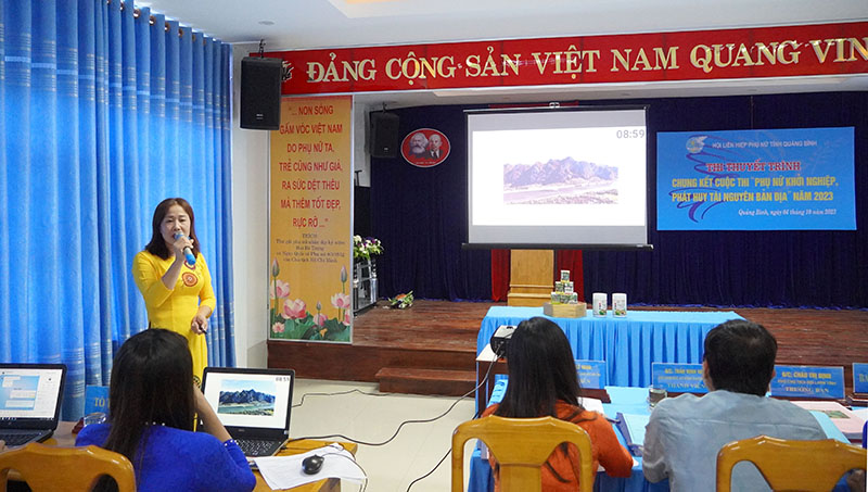 Chung kết cuộc thi "Phụ nữ khởi nghiệp, phát huy tài nguyên bản địa"
