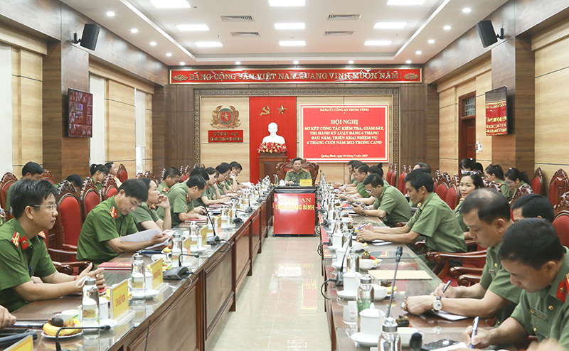 Đảng bộ Công an tỉnh: Nâng cao chất lượng, hiệu quả công tác kiểm tra, giám sát