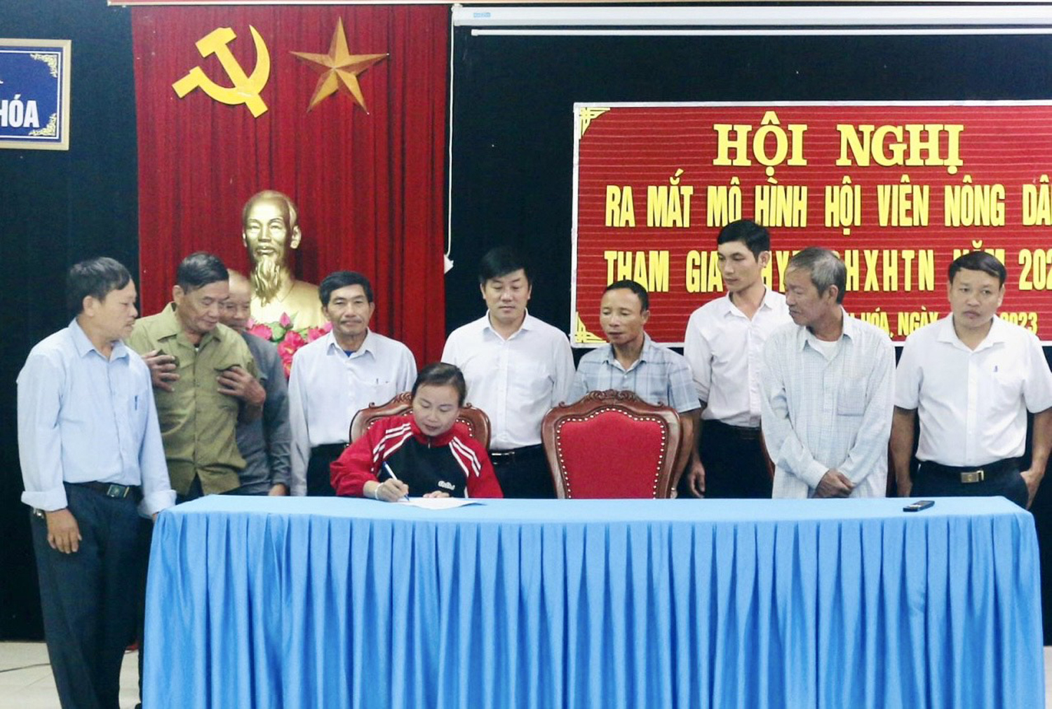 Ra mắt mô hình "Hội viên nông dân tham gia BHYT, BHXH tự nguyện"