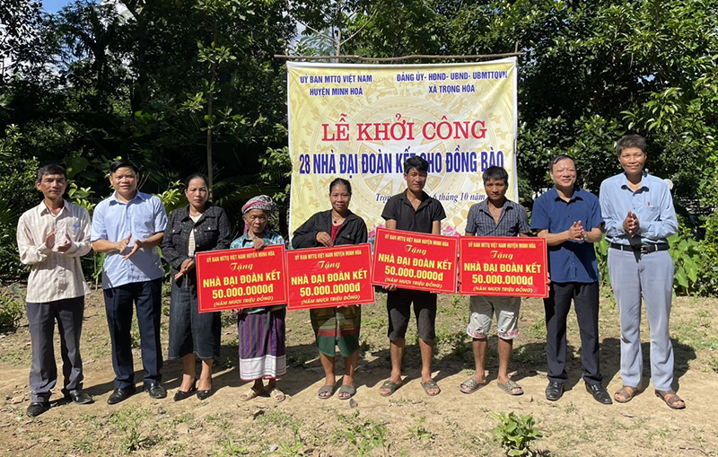 Khởi công xây dựng 28 nhà "Đại đoàn kết" cho đồng bào dân tộc thiểu số