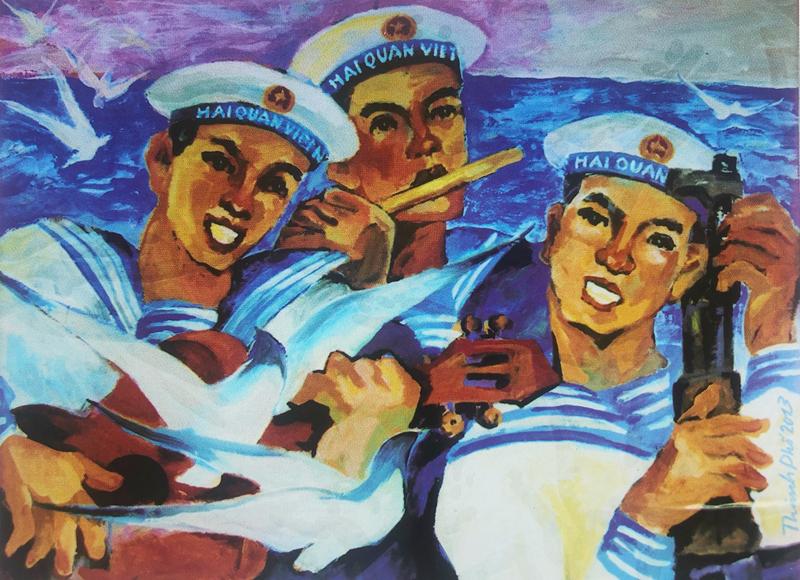 Họa sĩ Nguyễn Thành Phố và những mảng màu hồn nhiên