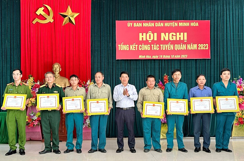 Minh Hóa: Triển khai công tác tuyển chọn, gọi công dân nhập ngũ năm 2024