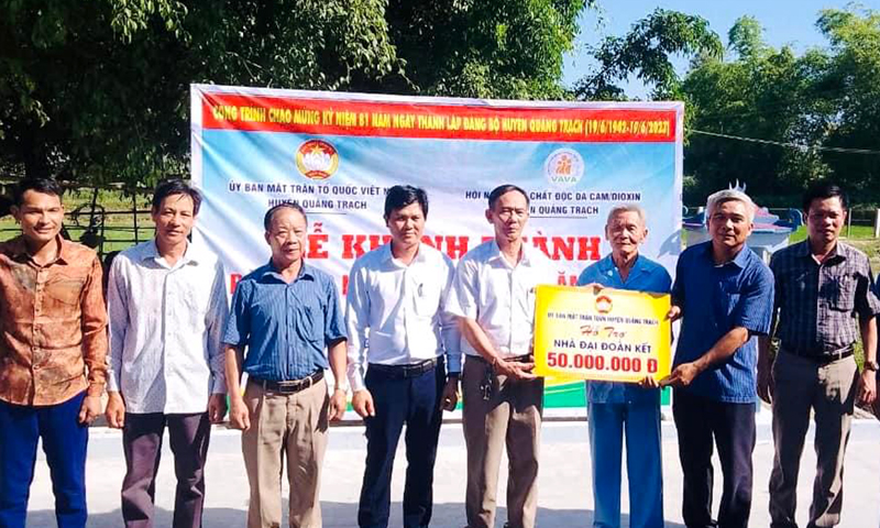 Quảng Trạch: Những ngôi nhà ấm tình đoàn kết