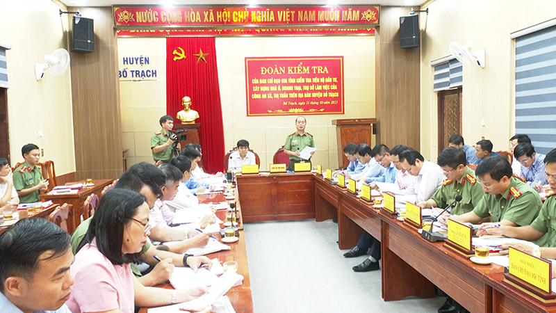 Đẩy nhanh tiến độ đầu tư, xây dựng trụ sở làm việc của Công an xã, thị trấn