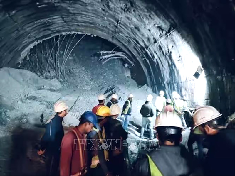 Vụ sập đường hầm ở Ấn Độ: Có dấu hiệu các công nhân bị mắc kẹt vẫn còn sống