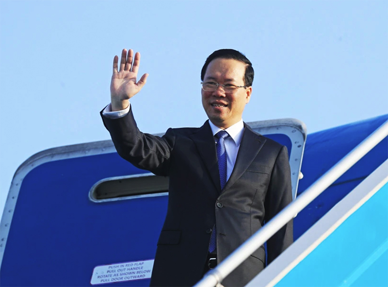 Chủ tịch nước Võ Văn Thưởng lên đường dự Tuần lễ cấp cao APEC và kết hợp hoạt động song phương tại Hoa Kỳ