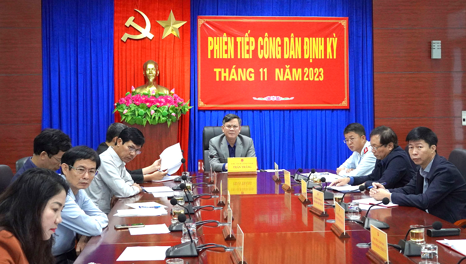 Lãnh đạo tỉnh tiếp công dân định kỳ tháng 11/2023
