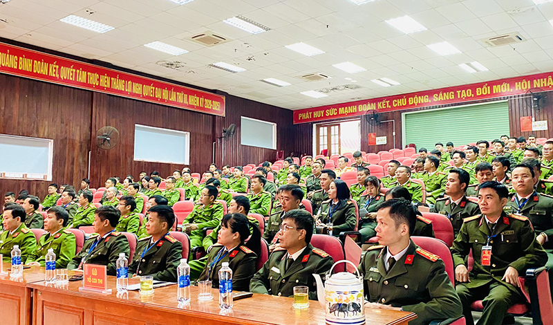 Công an tỉnh tổ chức thi tuyển Điều tra viên năm 2023