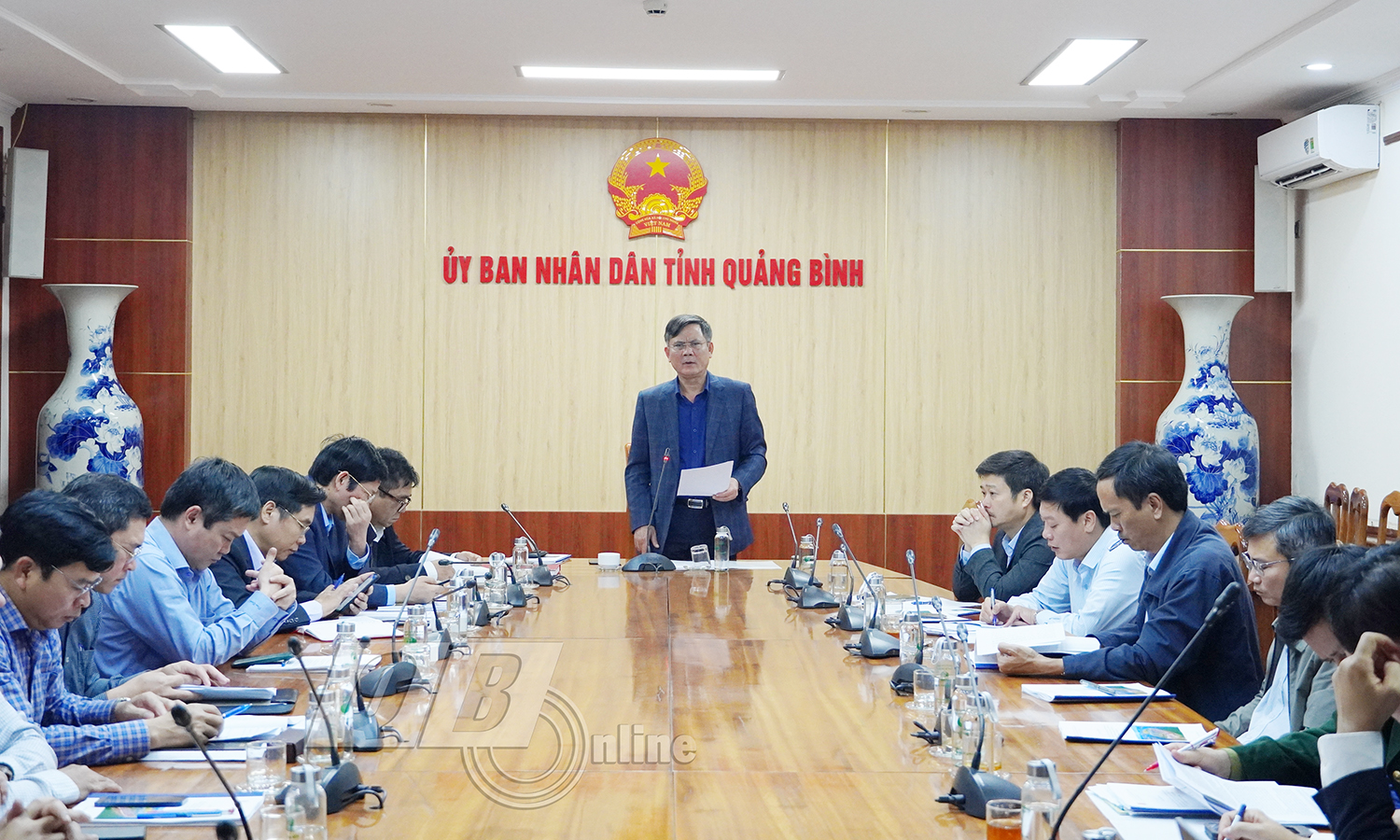 UBND tỉnh nghe báo cáo quy hoạch xây dựng vùng liên huyện hai bên bờ sông Gianh và Quốc lộ 12A