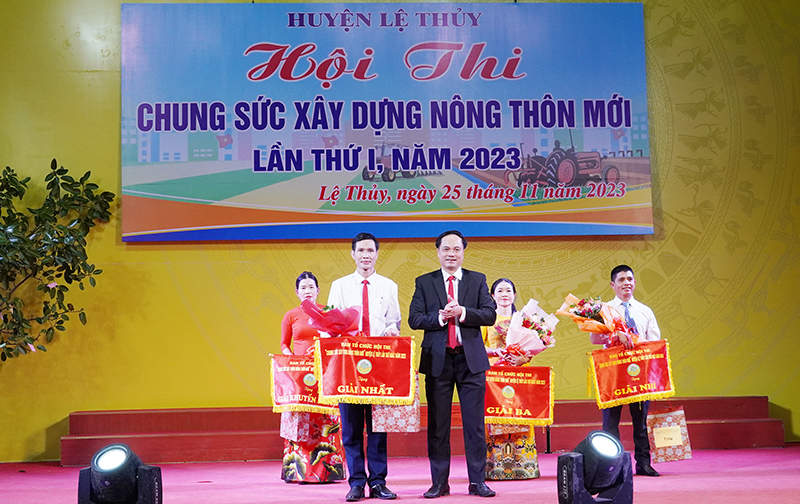 Lệ Thủy: Tổ chức hội thi chung sức xây dựng nông thôn mới năm 2023