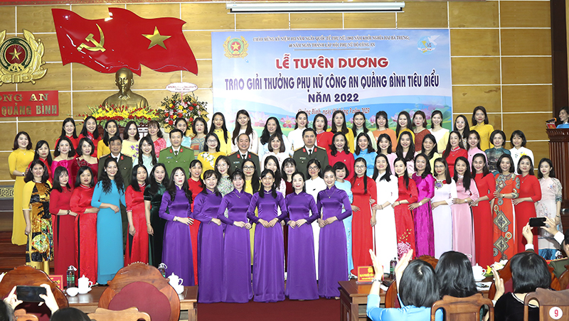 Động lực mới trong xây dựng cán bộ nữ Công an Quảng Bình