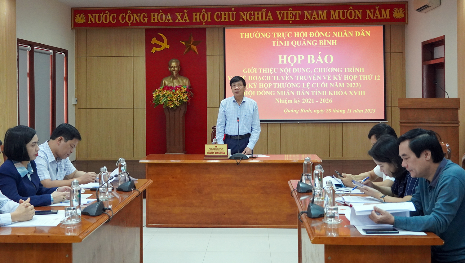 Kỳ họp thứ 12, HĐND tỉnh khóa XVIII sẽ diễn ra từ ngày 6-8/12