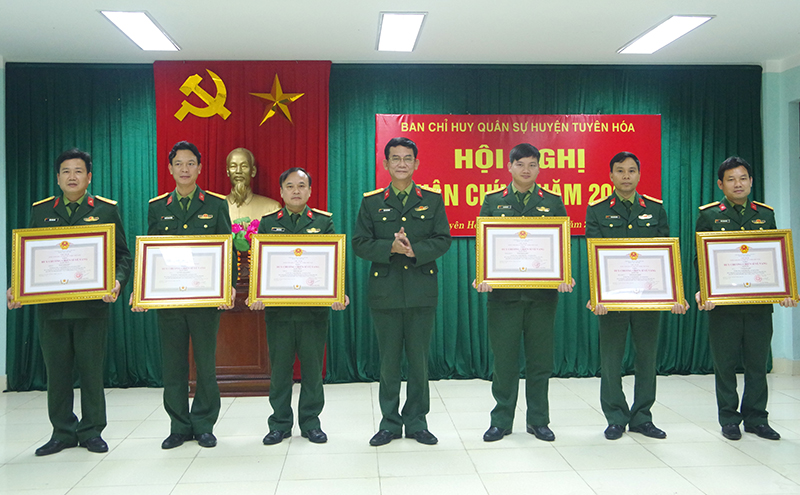 Ban CHQS huyện Tuyên Hóa: Tập trung thực hiện tốt nhiệm vụ quân sự, quốc phòng năm 2024