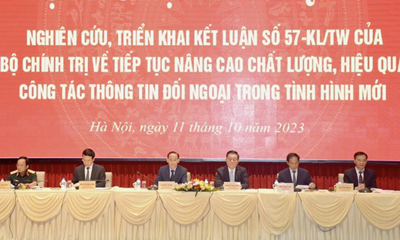 Tiếp tục nâng cao chất lượng, hiệu quả công tác thông tin đối ngoại trong tình hình mới